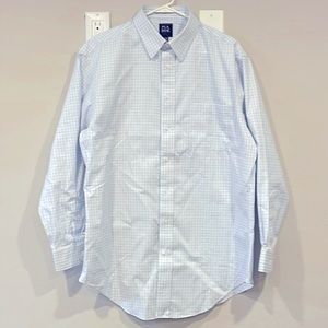 Joe A Bank Traveler Collection Tailored Fit Spread Collar Dress Shirt